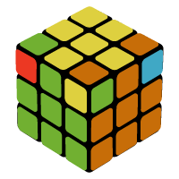 Шестой шаг сборки кубика Рубика - расстановка желтых углов